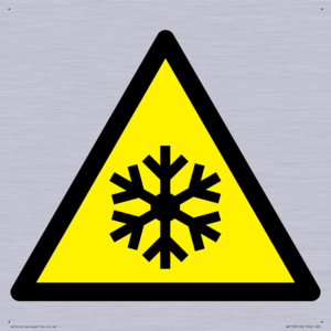 W010 Warning: Low temperature/freezing conditions